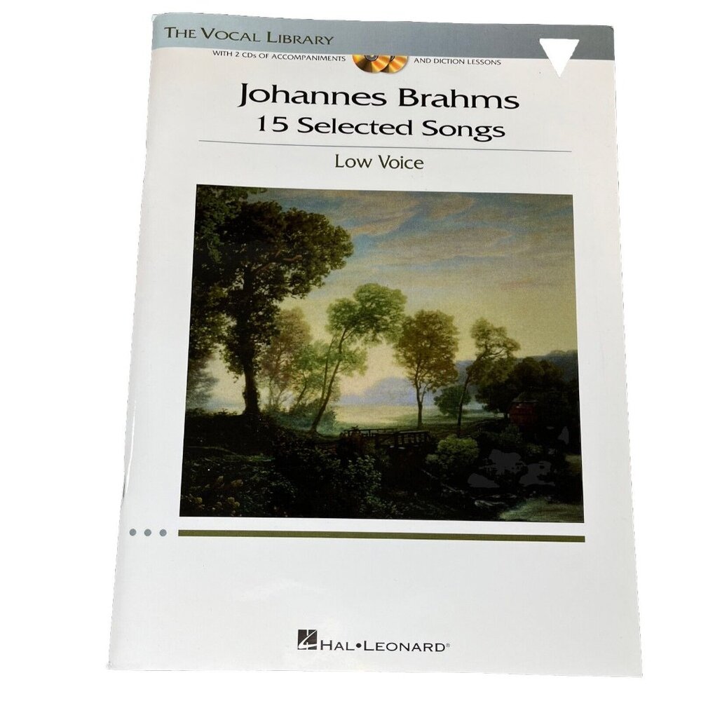 Johannes Brahms: 15 Select Songs Low Voice Sheet Music Vocal Hal Leonard